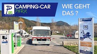 Motorhome through France Pitches Camping Car Park for wintering in Spain how does it work?