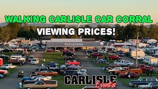 Antique car prices! Walking and talking the Fall Carlisle 2024 car corral