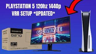 Gigabyte G27Q Gaming Monitor *UPDATED* PlayStation 5 1440p VRR In Depth Setup