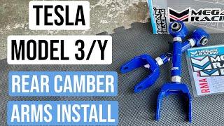 Rear Camber Arms Install | Tesla Model 3 and Y