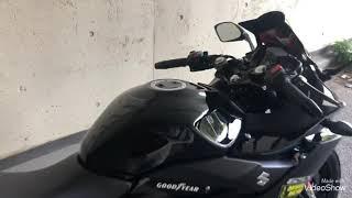 SUZUKI GSX-250R Exhaust Original (standar ) change with TOCE Exhaust. So nice Sound #suzukigsx