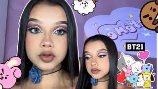 Me maquillo con productos de BT21 // TUTORIAL