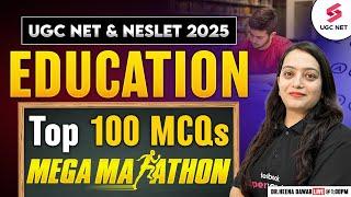 UGC NET & NESLET Education Marathon 2025 | UGC NET Education Paper 2 MCQs | UGC NET Education |Heena