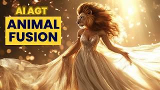 AGT magic animal transformation - lion, tiger, cheetah #americagottalent #agt #magic #talent