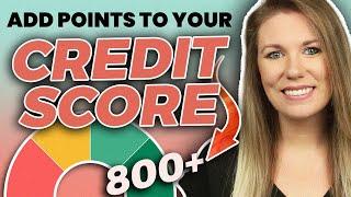 7 Ways To Add Points To Your Credit Score FAST!