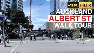 Auckland Albert Street Walk Tour New Zealand 4K HDR