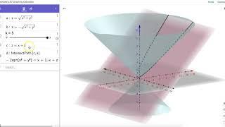 How You Can EASILY Create the 4 Main Conic Sections in GeoGebra's 3D App