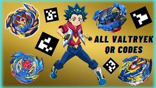 All Valtryek QR Codes - BEYBLADE BURST APP