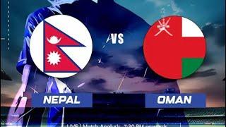 Nepal vs oman L2 cricket match highlight ।। Nepalvs oman highhlight