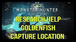 Monster Hunter World - Research Help: Goldenfish Capture