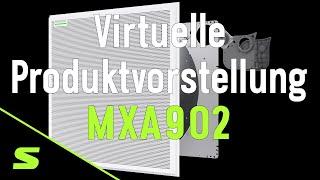 Virtuelle Produktvorstellung | Integriertes Decken-Array MXA902 | Shure