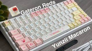 Yunzii KC84 Macaron TKL Hotswap Mechanical Keyboard Review With Gateron Red Switches