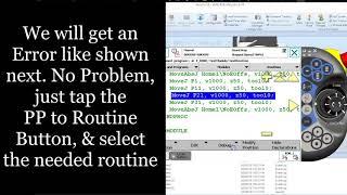 ABB IRC5 Robots Running a Line of Code