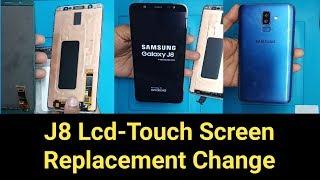 Samsung J8 SM-J810 Touch+Lcd Screen Replacement/Change