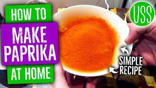 How to Make Paprika or Chilli Powder