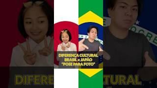  DIFERENÇA CULTURAL: pose para foto  #culturajaponesa #japão