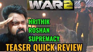 WAR 2 OFFICIAL TEASER REVIEW BY AAMIR ANSARI | HRITHIK ROSHAN | JR NTR | YRF