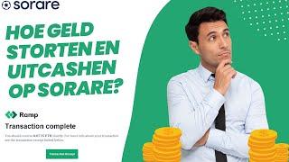 HOE GELD STORTEN EN UITCASHEN OP SORARE? Sorare Nederlands