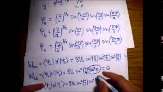 Griffiths Quantum Mechanics Problem 6.8: Degenerate Perturbation Theory - Delta in 3D Infinite Well