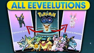 HOW TO GET ALL THE *EEVEELUTIONS* in POKEMON GO (Including Sylveon)