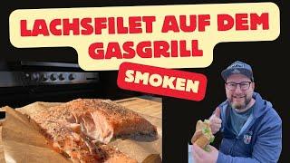 Lachs smoken auf dem Gasgrill: einfaches Rezept für köstlich geräucherten Lachs | #olesbbq