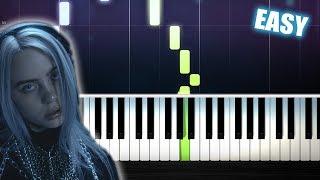 Billie Eilish - lovely (with Khalid) - EASY Piano Tutorial by PlutaX