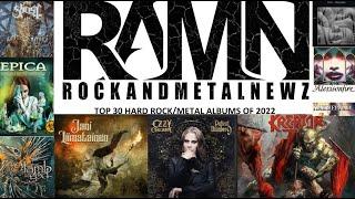 RockAndMetalNewz Top 30 - Best Metal/Hard Rock Albums of 2022