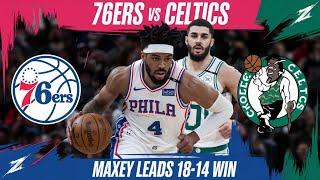 "76ers vs Celtics Full Game Highlights | Tyrese Maxey Leads Philadelphia to 118-114 Win | NBA 2024"