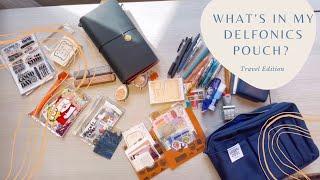 What’s in my Delfonics pouch? | Travel Journal Edition