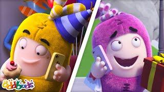 The Perfect Birthday Gift | Oddbods | 1 Hour of Full Episodes | Be Brave!