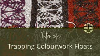 How to Trap Floats | Colourwork Knitting Tutorial by Carol Feller