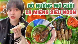 BÒ NƯỚNG MỠ CHÀI Siêu Mlemmm | Mỏ Khoét Hà Nội