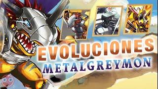 EVOLUCIONES DE METALGREYMON