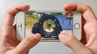 iPhone 5s - PUBG Mobile 4 Fingers Claw Handcam + Full Gyro Gameplay #93