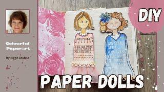 Tutorial ‍️ Bezaubernde Paperdolls für dein Journal ‍️ So einfach zu zeichnen!