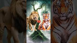 Lion vs Animals & Monsterverse #tiger #godzillavskong