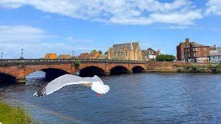 Ayr High Street on a Windy Summer Saturday