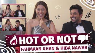 Exclusive I Fahmaan Khan & Hiba Nawab plays 'Hot or Not' with 'Mestarlet Production' #Beirada