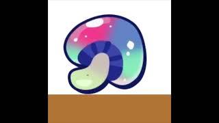 Animated Magic Shroomie Taking Root And Sinking Into The Ground (Shorts Version)