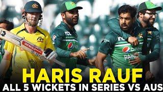 Haris Rauf Stunning Bowling | All 5 Wickets in Series Against Australia | PCB | MM2K