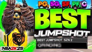 BEST JUMPSHOTS FOR EVERY BUILD ON NBA 2K25! FASTEST 100% GREEN JUMPSHOT! best jumpshot 2k25