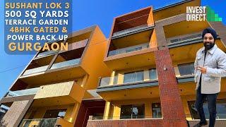 Exclusive 4 BHK Builder Floor in Gurgaon | Sushant Lok 3 | Vastu Compliant, Top Floor with Terrace.