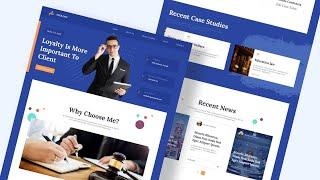 How To Create A Lawyer Website Portfolio Without Coding Using WordPress & Elementor