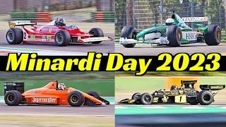 7° Historic Minardi Day 2023 Formula One [F1], Ferrari 412 T1, 312 T5, Monteverdi, Arrows, Fondmetal