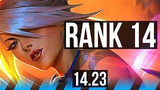 AKALI vs YASUO (MID) | Rank 1 Akali, Rank 14 | NA Challenger | 14.23