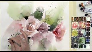 #20 Flowers for Oxana (Watercolor Still Life Tutorial)