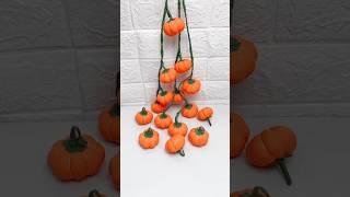 mini pumpkin garland for autumn vibes   #craftingpalette #art #diy #handmade #pumpkin #craft