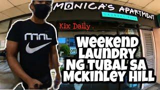 Weekend Laundry | Monica's Apartment Laundry Room | Mckinley Hill | Kix Escala | Daily Vlog #1