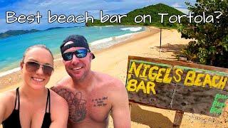 Best BVI beach bar! Nigel's boom boom beach bar. Things to do on Tortola!