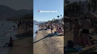 Marmaris beach, Turkey #shorts #travel #turkey #türkiye #tiktok #beach #explore #funny #турция